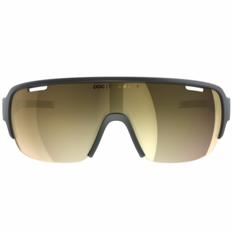 Accessories * | Poc Do Half Blade Sunglasses Uranium Black (Violet Gold Mirror Lens) Clearance