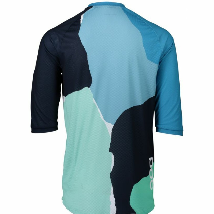 Clothing * | Poc Mtb Pure 3/4 Jersey Colour Splashes/Blue 2022 Cheap Online