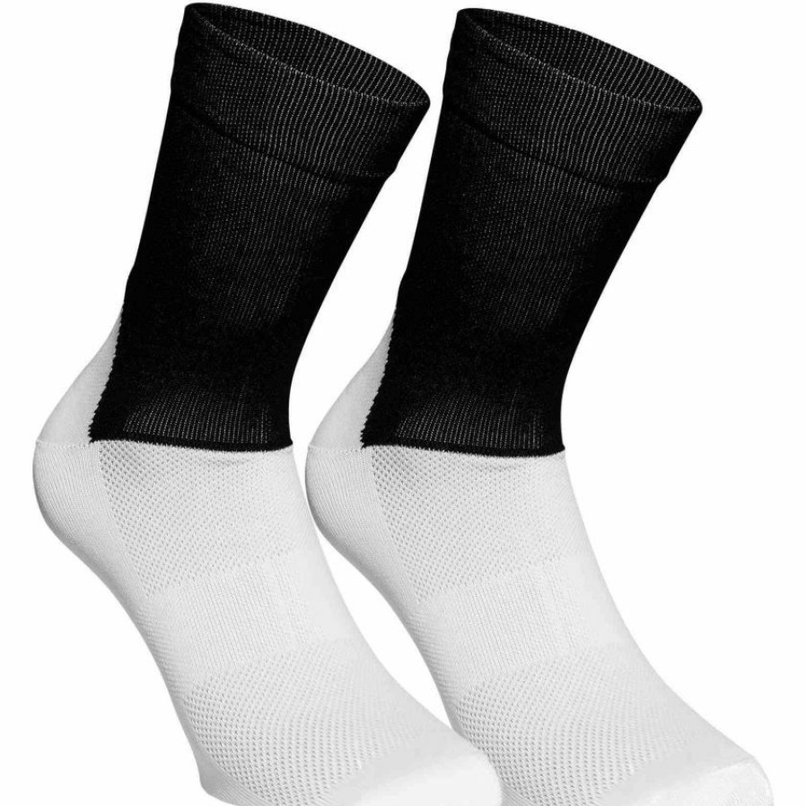 Clothing * | Poc Essential Road Socks Uranium Black/Hydrogen White Online Sales