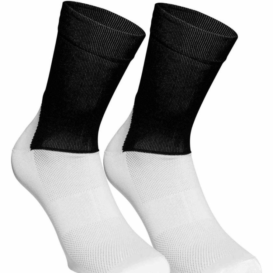 Clothing * | Poc Essential Road Socks Uranium Black/Hydrogen White Online Sales