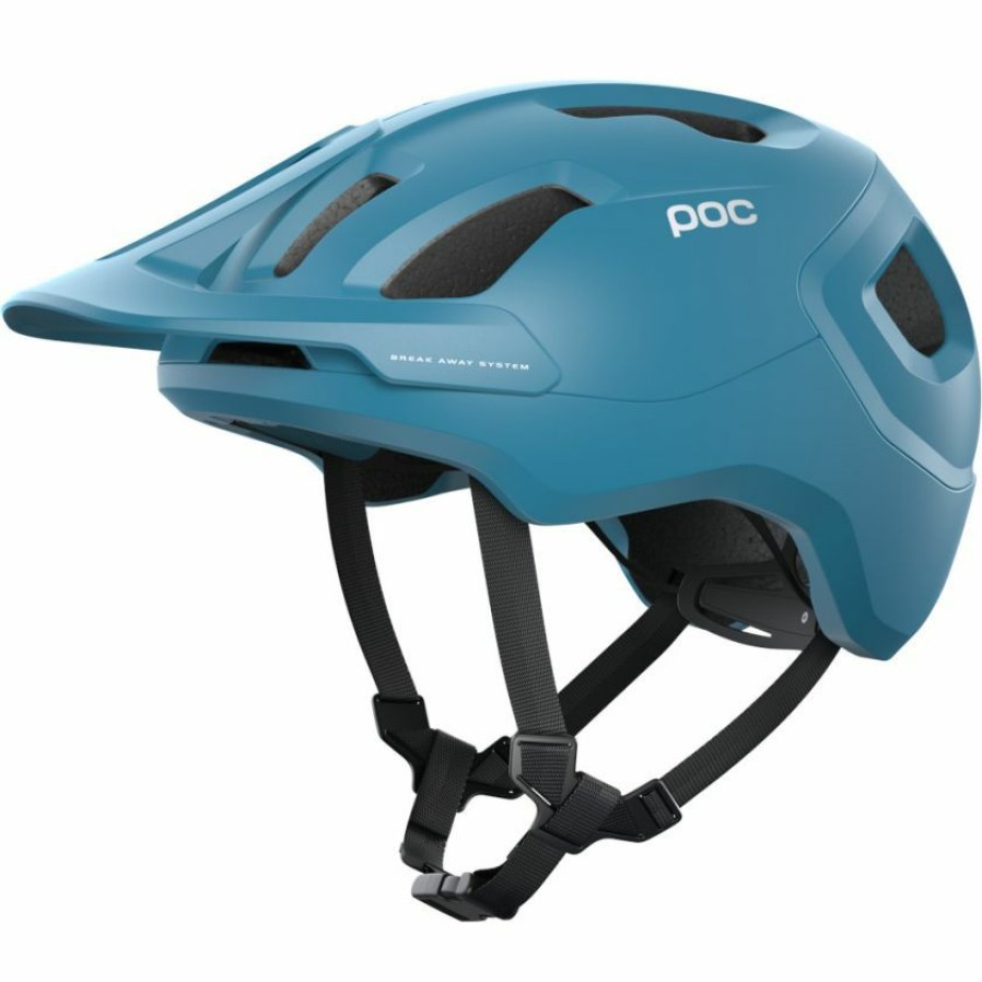 Helmets * | Poc Axion Spin Mtb Helmet Basalt Blue Matte Clearance