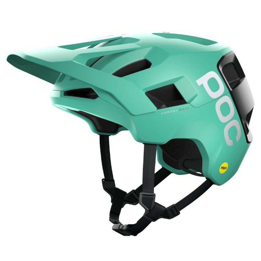 Helmets * | Poc Kortal Race Mips Mtb Helmet Fluorite Green/Uranium Black Matte Premium Product