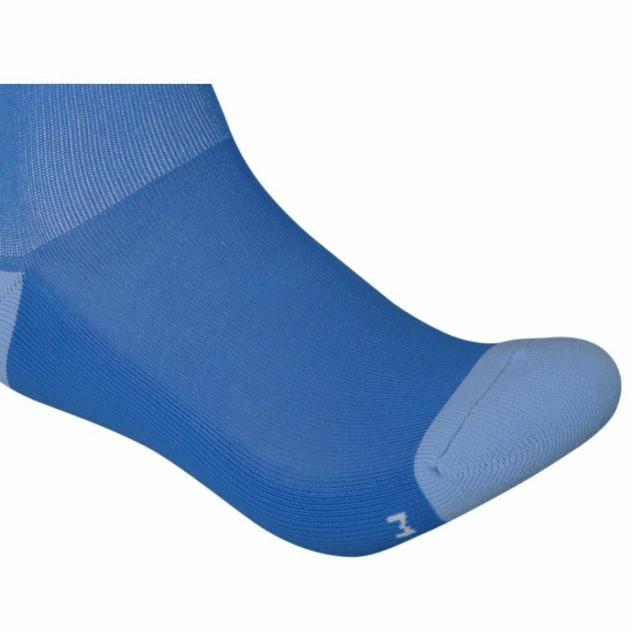 Clothing * | Poc Essential Mid Length Socks Basalt/Multi Blue 2022 Best Price