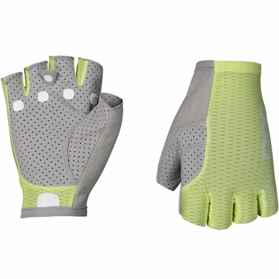 Clothing * | Poc Agile Fingerless Road Gloves Lemon Calcite 2022 Reduction In Price