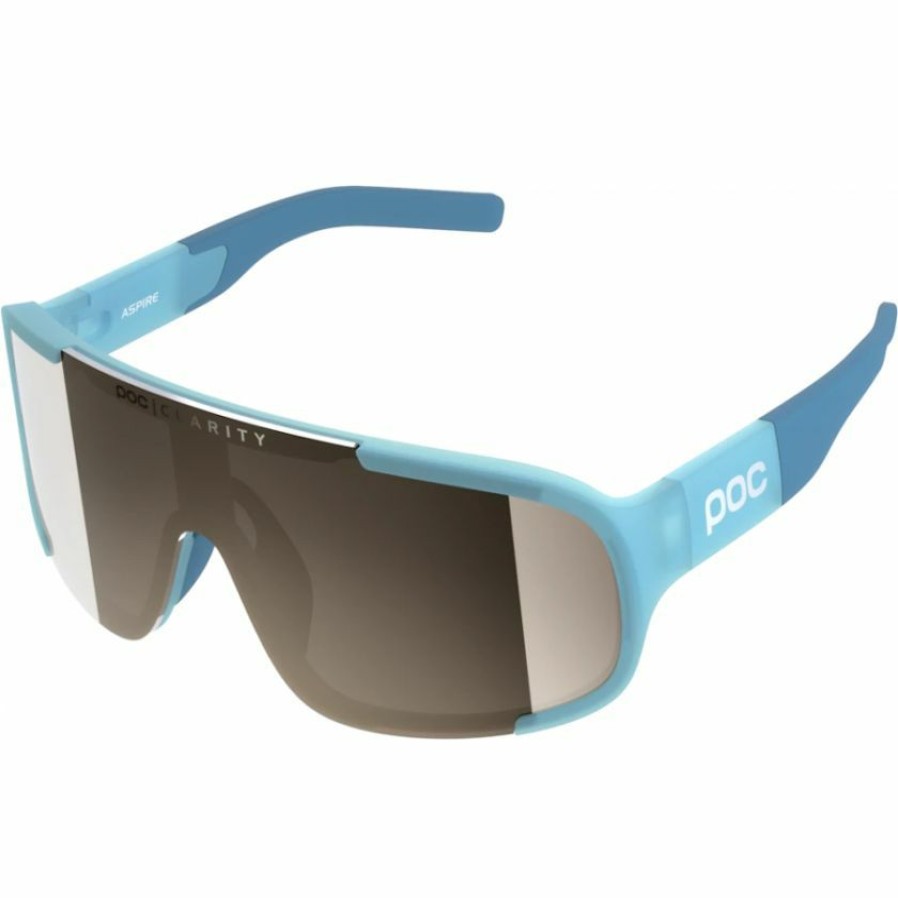 Accessories * | Poc Aspire Sunglasses Basalt Blue (Brown Silver Mirror Lens) Clearance