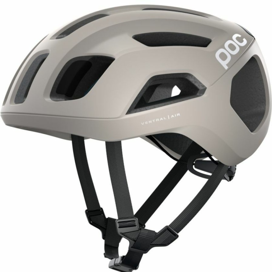 Helmets * | Poc Ventral Air Spin Road Helmet Moonstone Grey Matte Reduction In Price