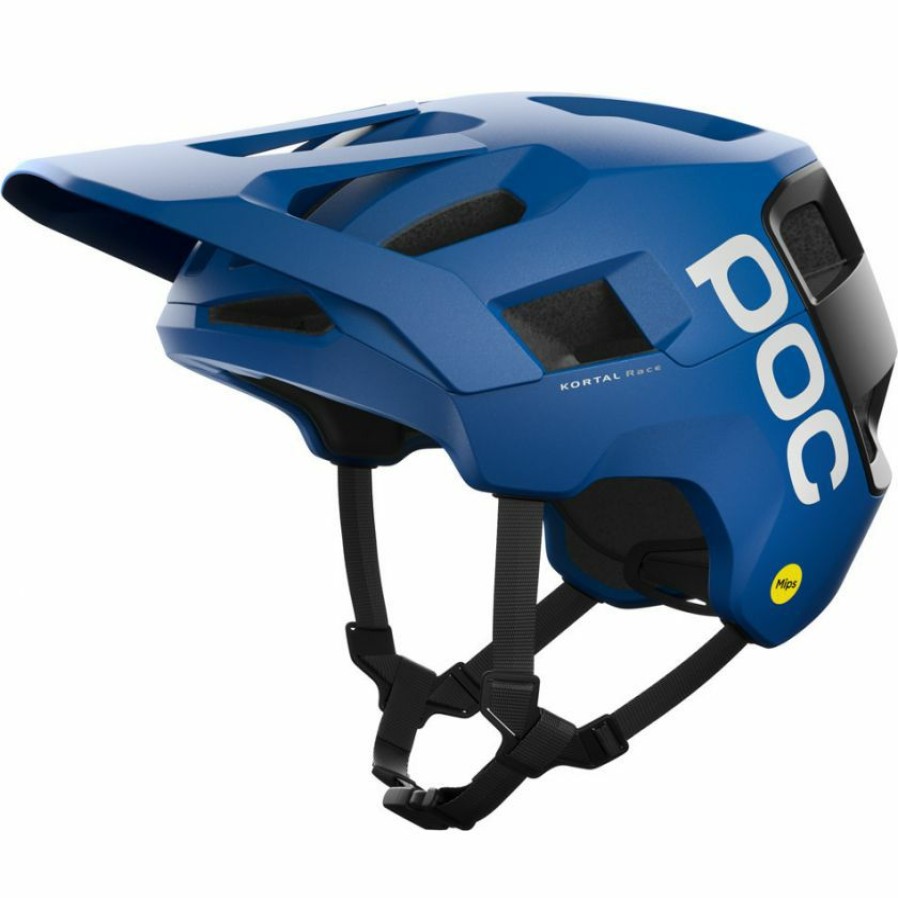 Helmets * | Poc Kortal Race Mips Mtb Helmet Opal Blue/Black Matte Promotions