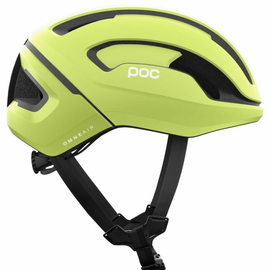 Helmets * | Poc Omne Air Mips Road Helmet Lemon Calcite Matte Limit Offer