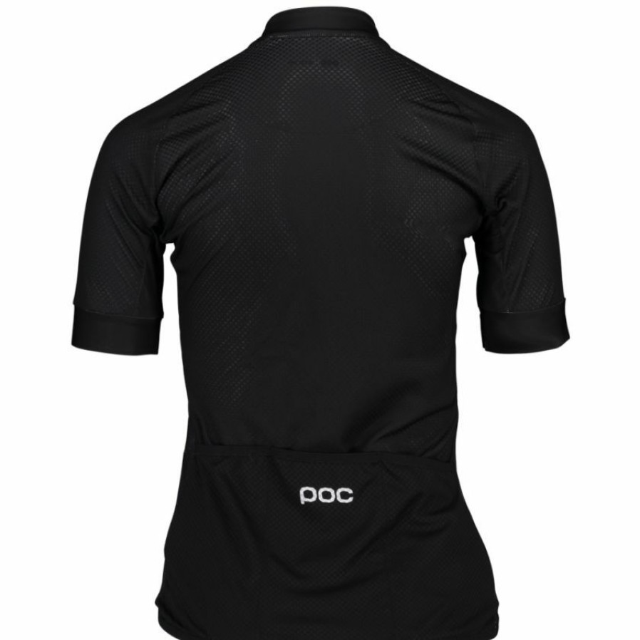 Clothing * | Poc Essential Road Logo Ss Womens Jersey Black 2022 Limit Offer