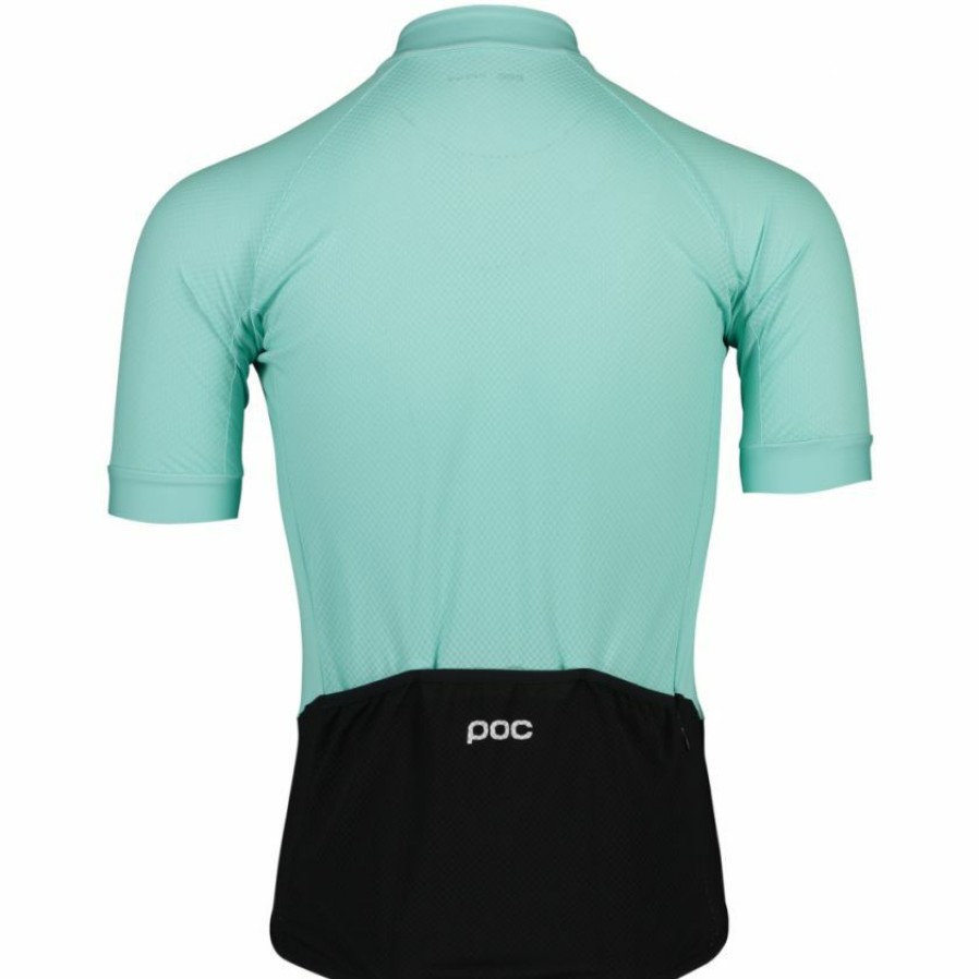 Clothing * | Poc Essential Road Logo Ss Jersey Fluorite Green 2022 Reasonable Price