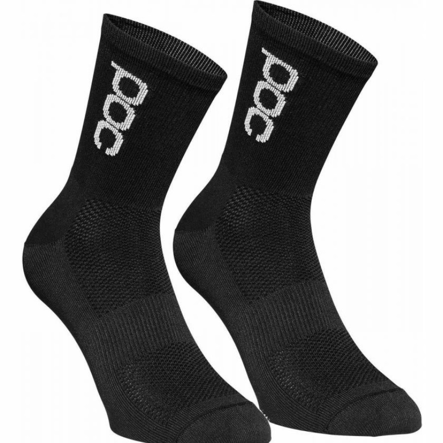 Clothing * | Poc Essential Road Light Socks Uranium Black Promotions