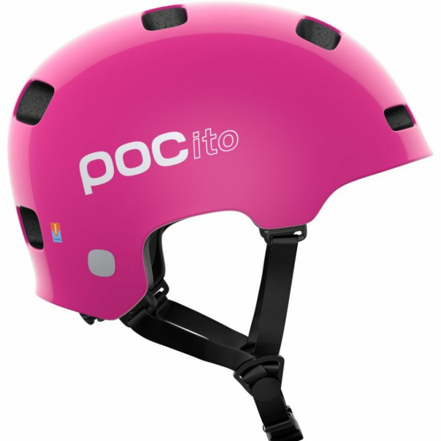 Helmets * | Poc Pocito Crane Mips Kids Helmet Fluorescent Pink Premium Product