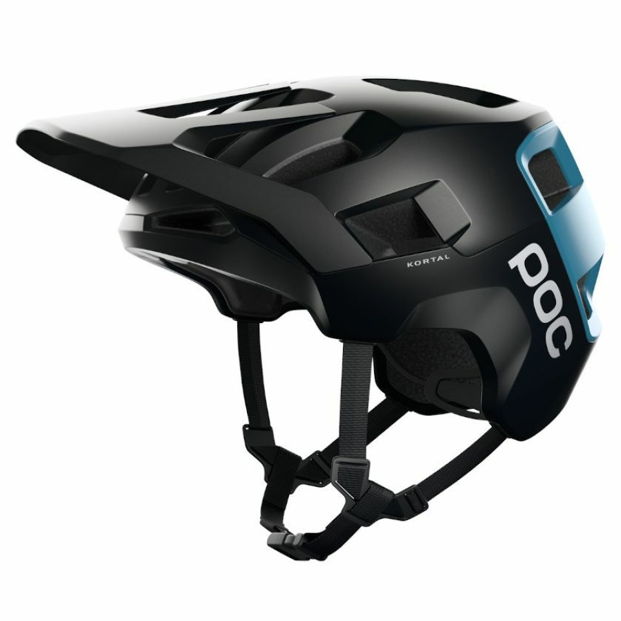 Helmets * | Poc Kortal Mtb Helmet Uranium Black/Basalt Blue Matte Premium Product