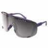 Accessories * | Poc Devour Sunglasses Sapphire Purple Translucent (Violet Silver Mirror Lens) Fire Sale