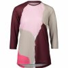 Clothing * | Poc Mtb Pure 3/4 Womens Jersey Colour Splashes/Red 2022 100% Guarantee